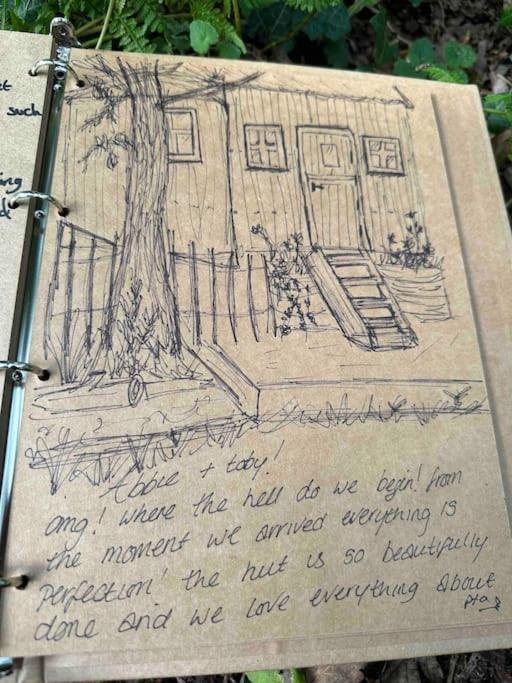 Cornwall Woodland Shepherd'S Hut - Dennis Hut Bodmin Luaran gambar